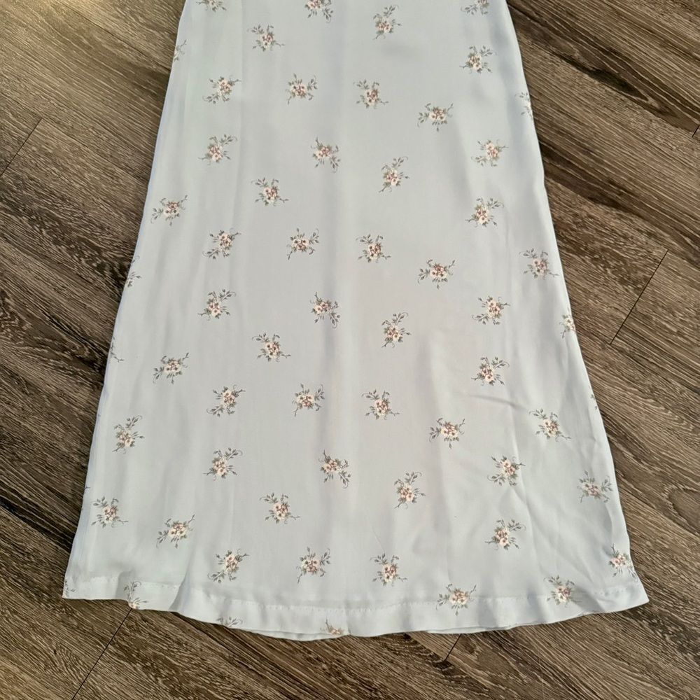 Ralph Lauren Vintage Sleeveless Silk Floral Maxi Dress - Picture 2 of 6